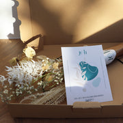 DIY-SET Trockenblumenring Naturel