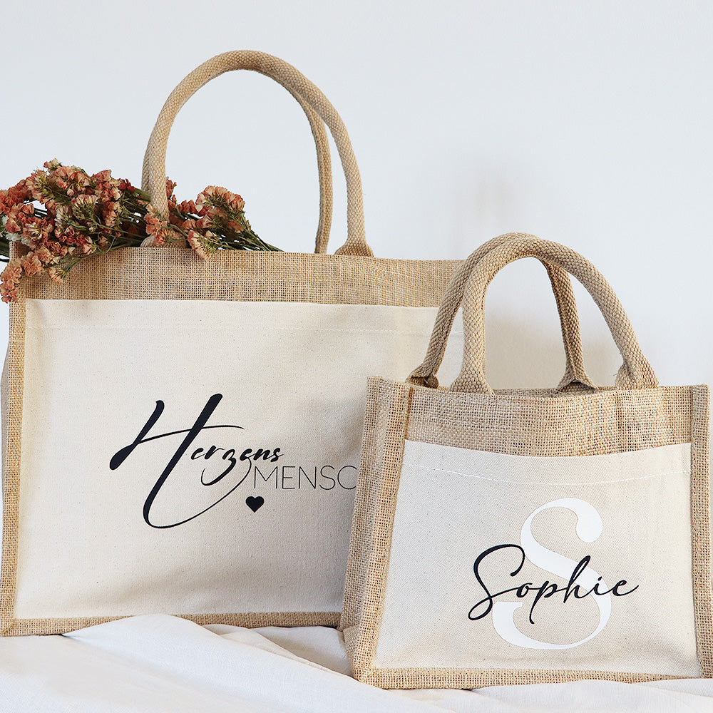 Jutetasche personalisiert